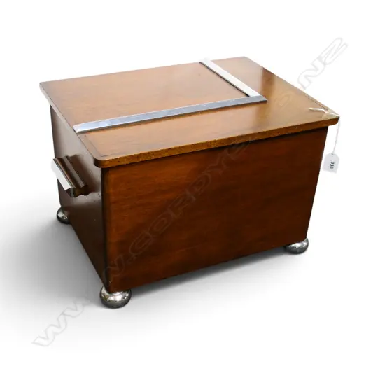 DECO MAHOGANY ICE BOX W.450mm