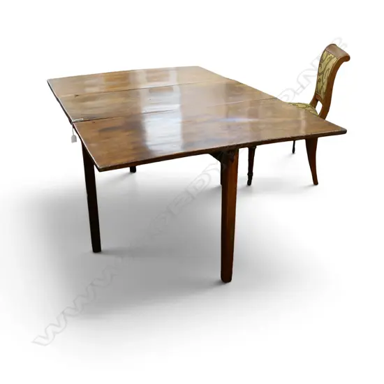 ANTIQUE MAHOGANY DROP SIDE TABLE 1050x515x700mm