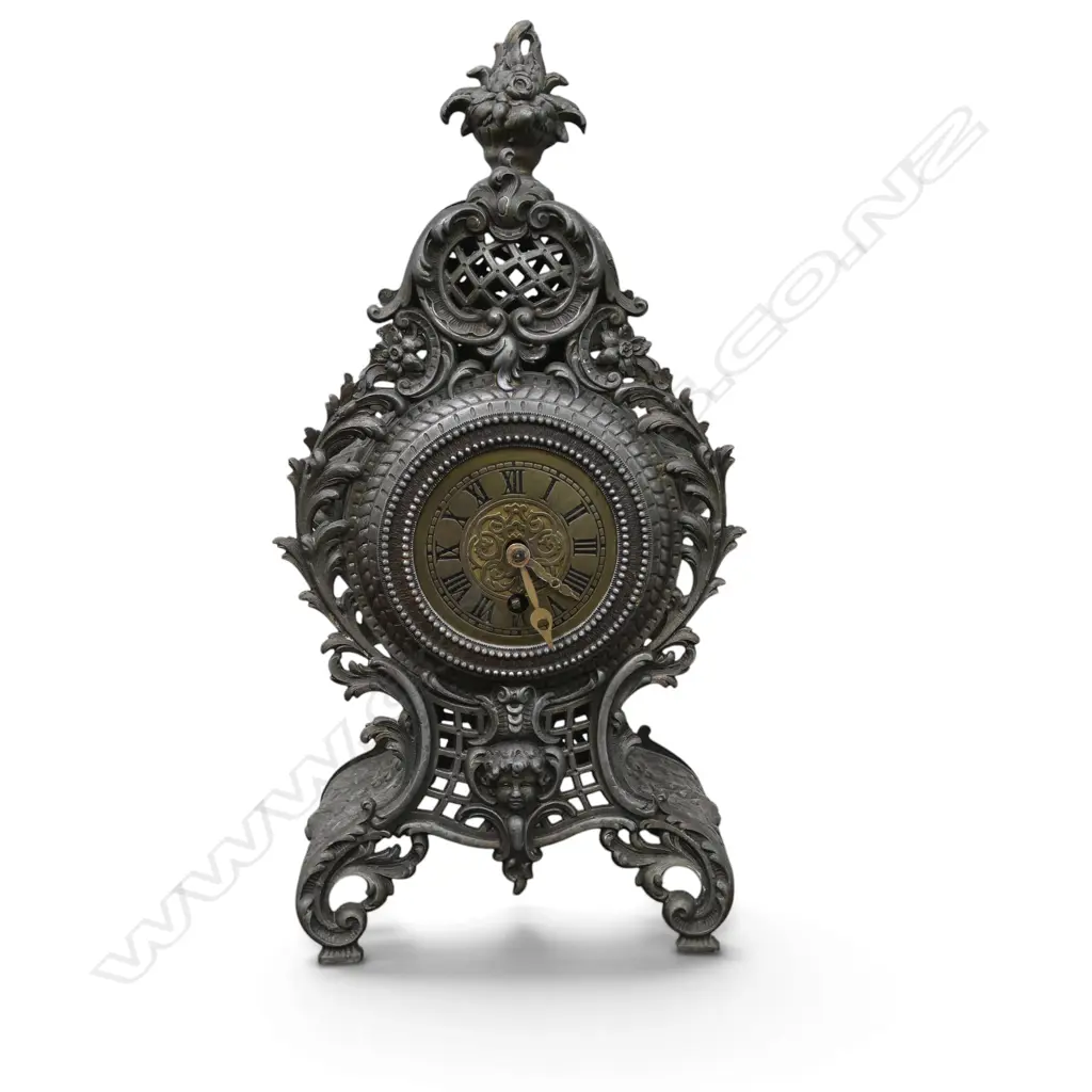 VINTAGE MANTEL CLOCK H.420mm Image 1++