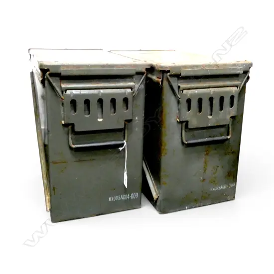 2 AMMO BOXES W.470mm
