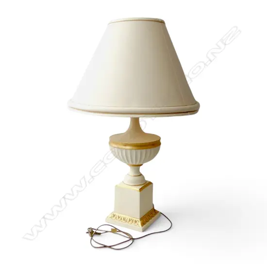 LARGE SAYWELL ITALY CERAMIC TABLE LAMP , H.900MM
