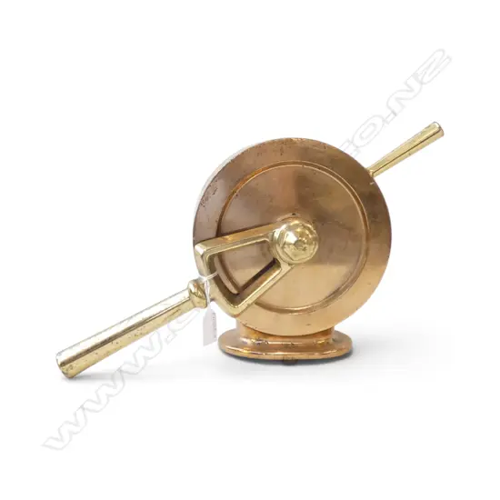 ANTIQUE BRASS SHIPS TELEGRAPH H.245mm