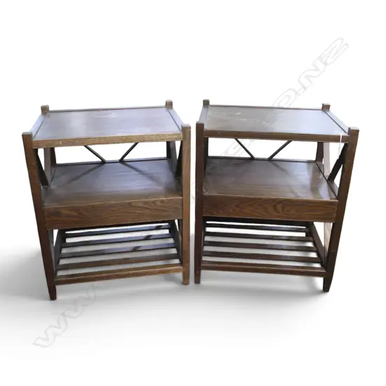 2 SIDE TABLES 600x500x730mm SOME MARKS