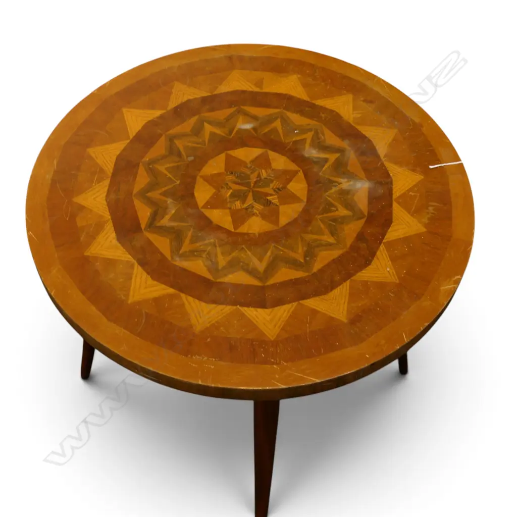 INLAID TABLE H.600mm, 650mm dia Image 1++