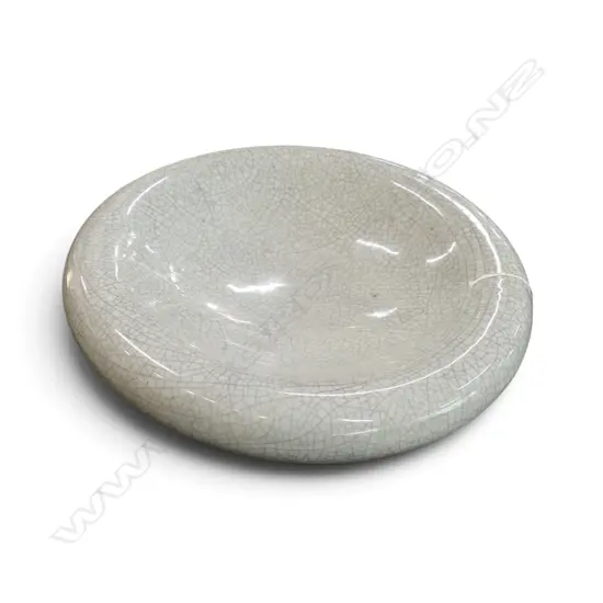 CRACKLE GLAZE DISH 365mm dia