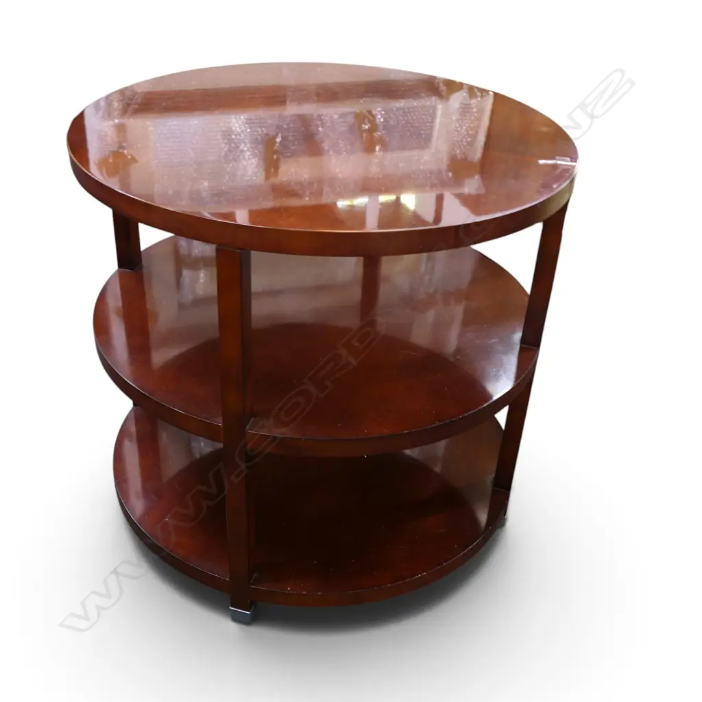 TWO TIER SIDE TABLE H.670mm, 715mm dia Image 1++