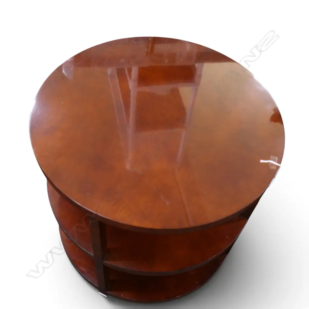 TWO TIER SIDE TABLE H.670mm, 715mm dia Image 1++