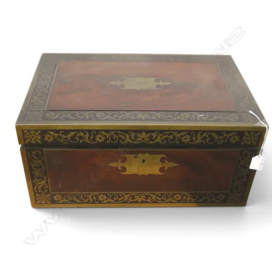 ANTIQUE WRITING SLOPE 460x305x205mm FAULTS