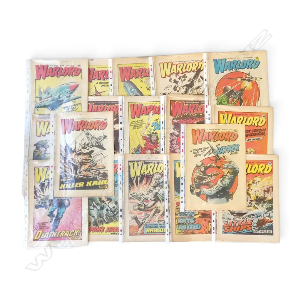 17 WARLORD COMICS Image 1++