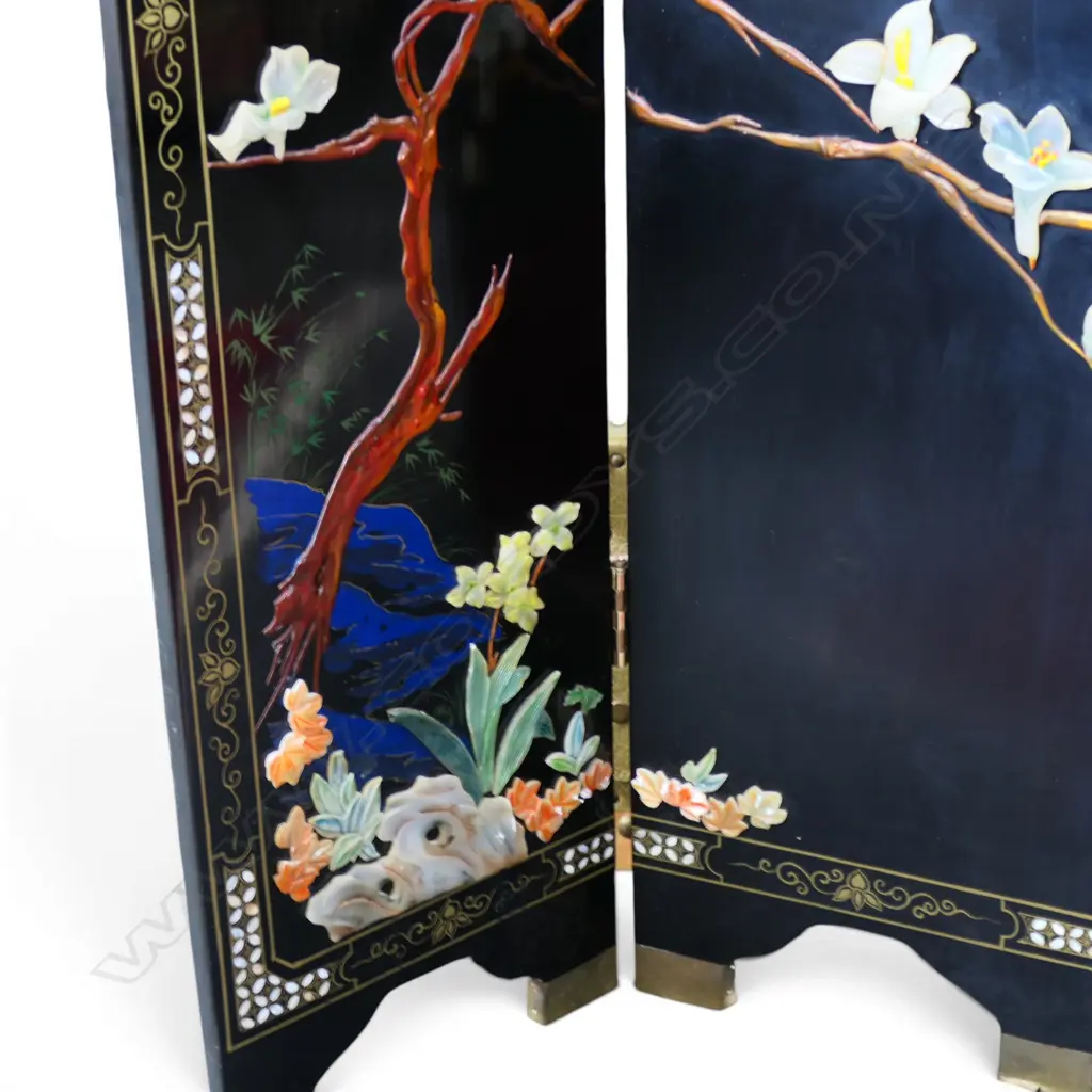 ORIENTAL 4 PANEL SCREEN H.900mm Image 1++