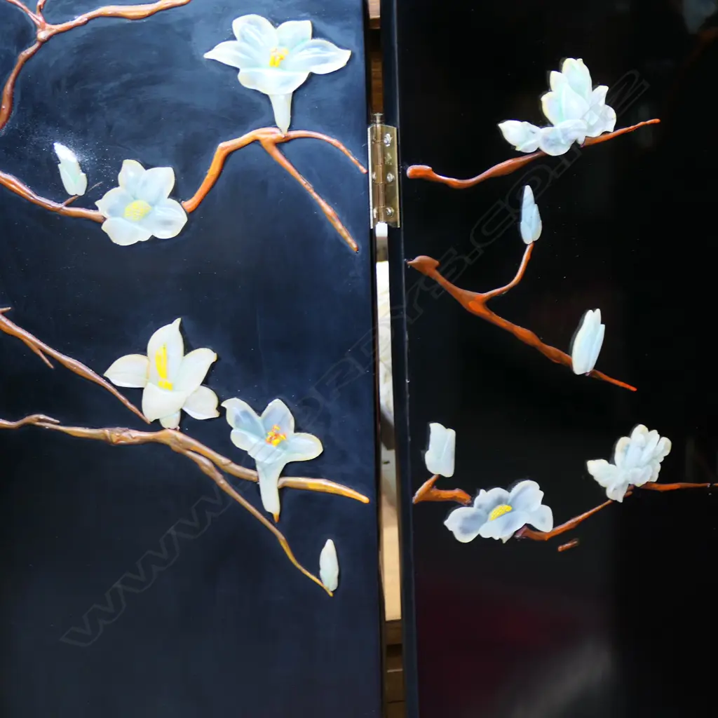 ORIENTAL 4 PANEL SCREEN H.900mm Image 1++