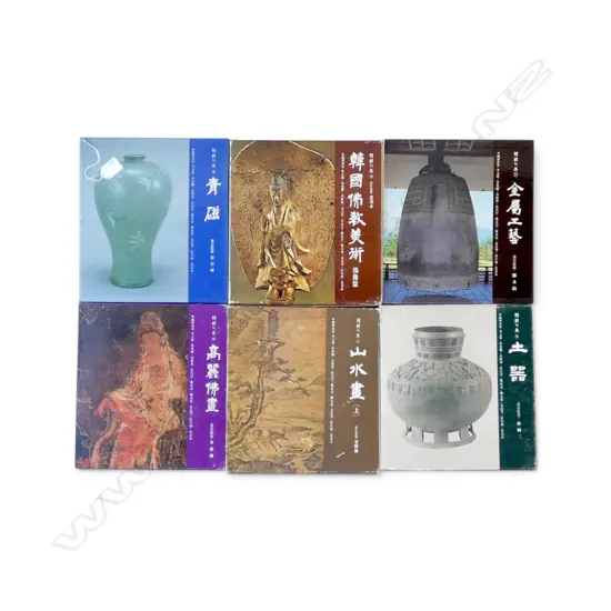 6 VOLS KOREAN ART BOOKS (IN KOREAN)