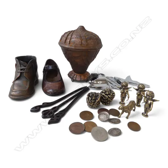 2 SHOES, FISH CORKSCREW ETC