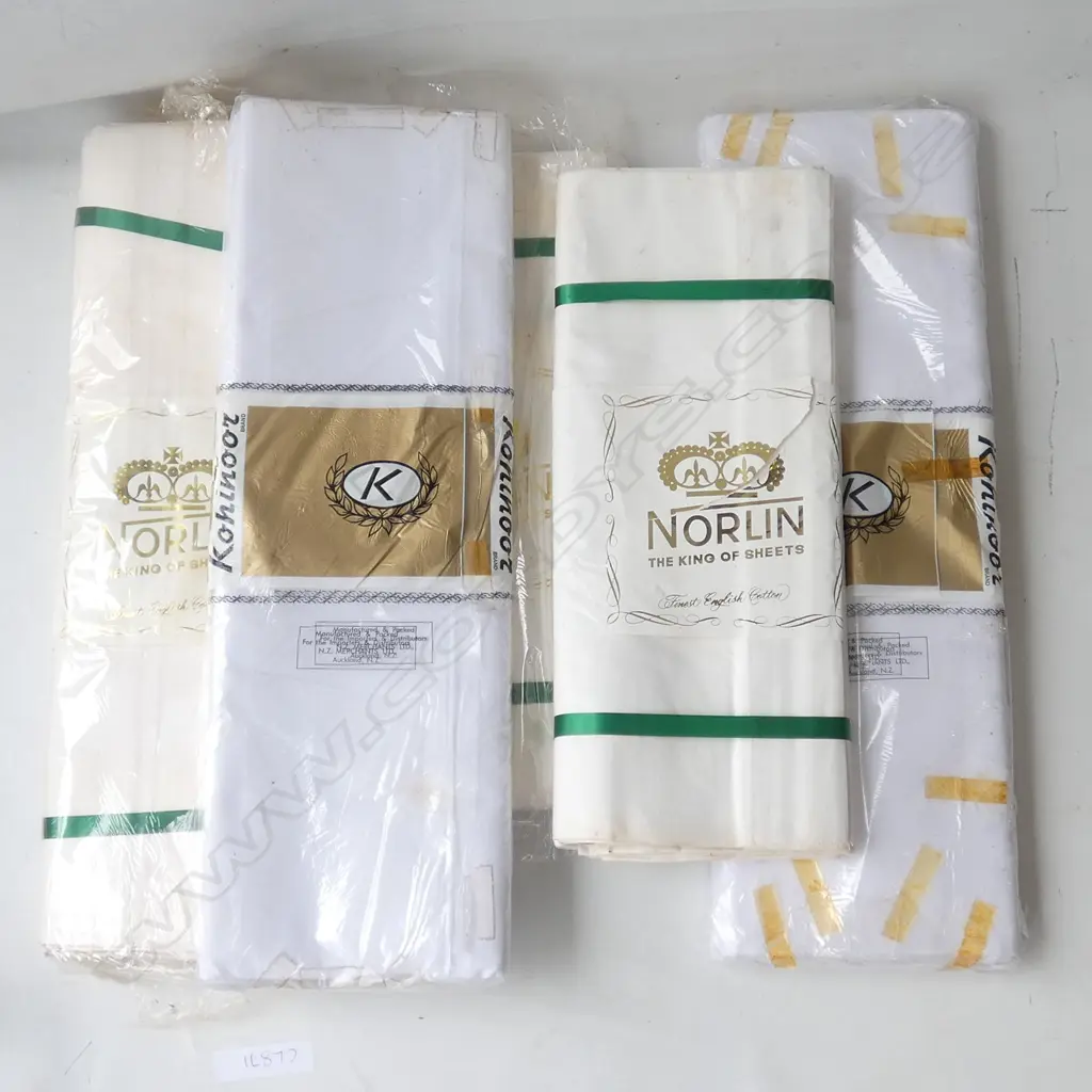 NORLIN / KOHINOOR ENGLISH COTTON BEDSHEETS Image 1++