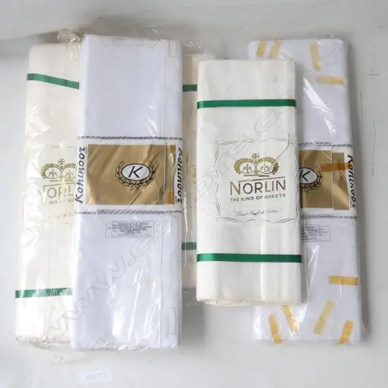 NORLIN / KOHINOOR ENGLISH COTTON BEDSHEETS