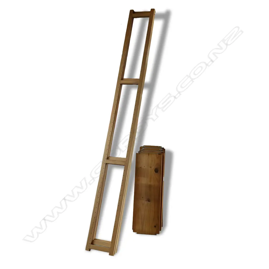 TALL DOUBLE LUNDIA SHELVING UNIT 2 BAYS - 14 SHELVES - 3 OPEN UPRIGHTS HEIGHT 2745mm. Image 1++