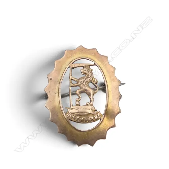 9CT BROOCH TW 3GMS  with repair to back fitting