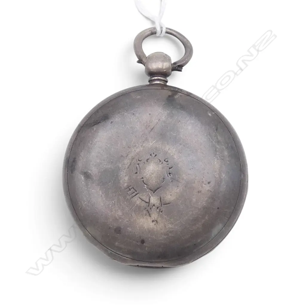 VICTORIAN STG SILVER FULL HUNTER POCKET WATCH, Birmingham 1899, 106gms Image 1++