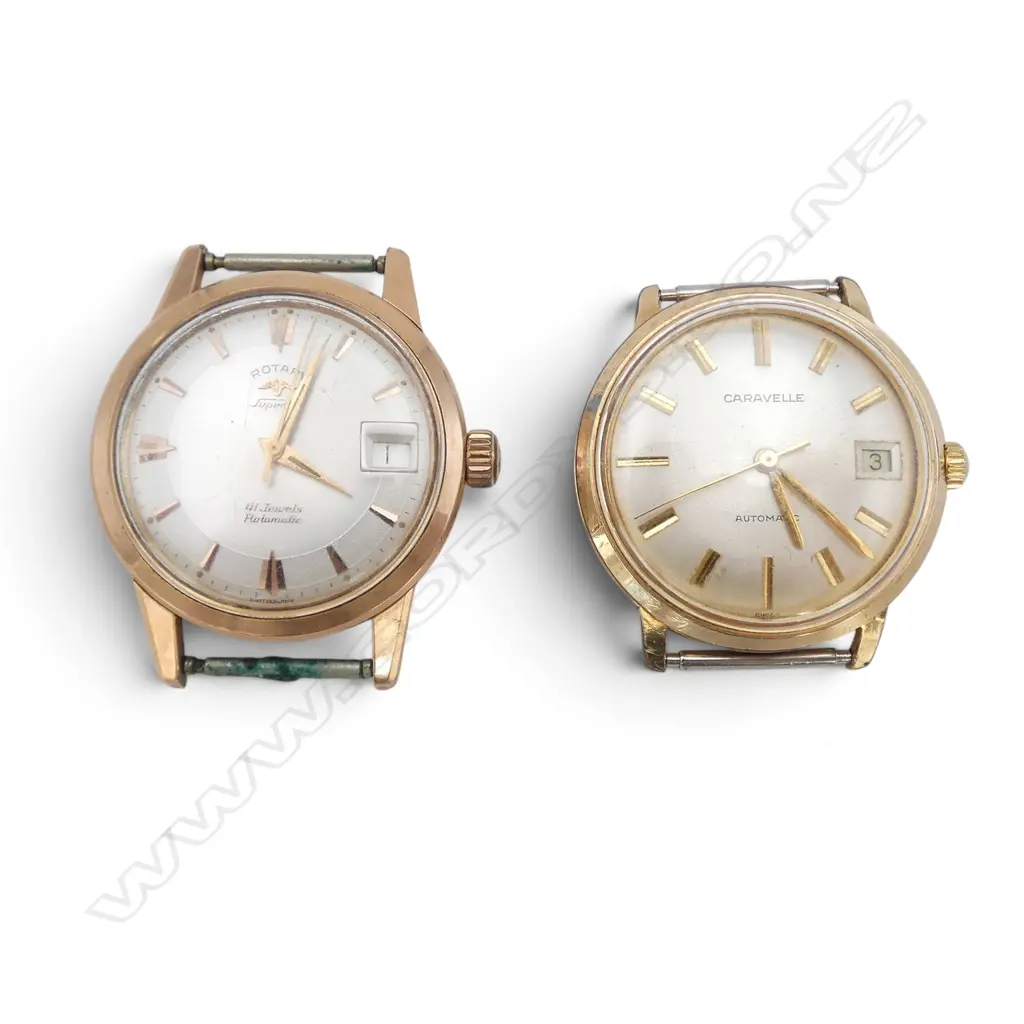 2 WRIST WATCHES; ROTARY 'SUPER 41', CARAVELLE Image 1++