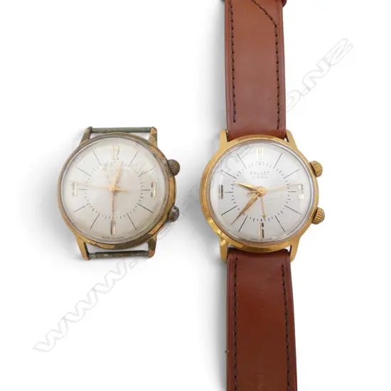 2 POLJOT USSR WRIST WATCHES