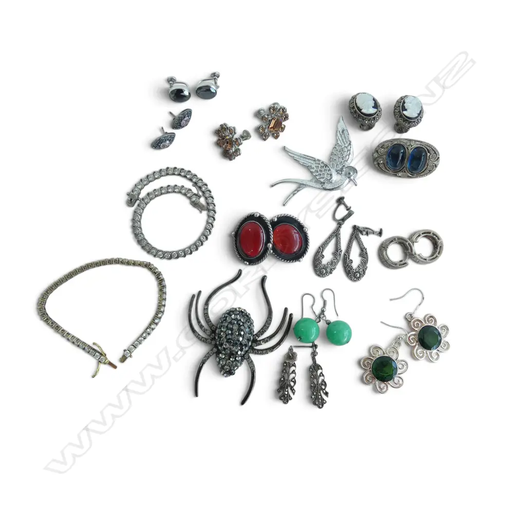 ASST JEWELLERY, MOSTLY STG SILVER, 163gms Image 1++