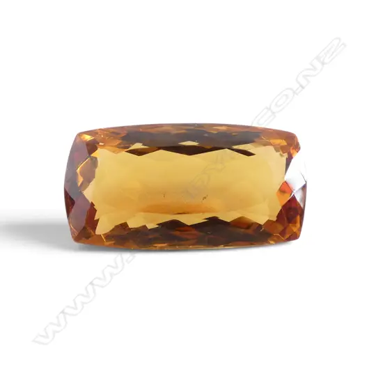 LOOSE CUSHION CUT HONEY QUARTZ