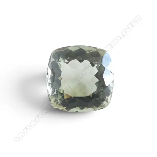 LOOSE GREEN CUSHION CUT AMETHYST