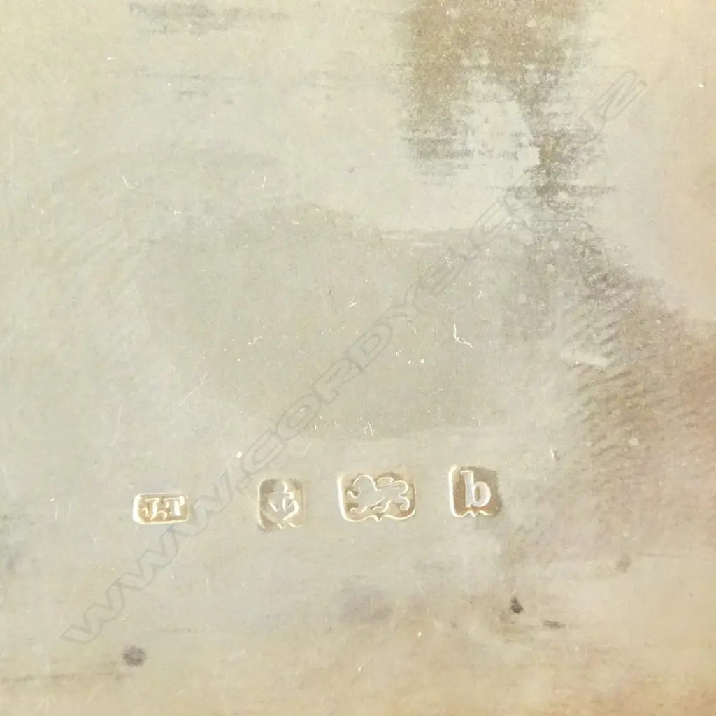 STG SILVER CIG. CASE, BIRMINGHAM 1901, 65gms Image 1++