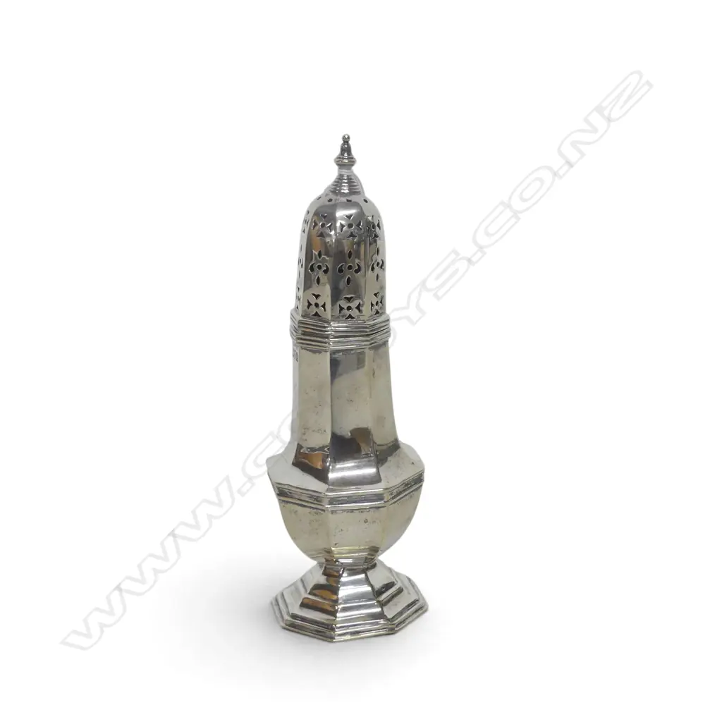 STG SILVER SUGAR CASTER, LONDON 1913, 120gms Image 1++