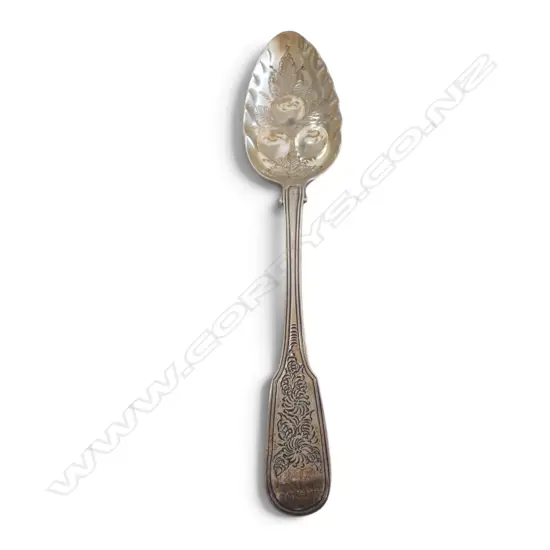 STG SILVER BERRY SPOON L.225mm 75gms