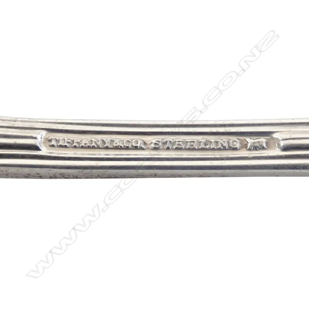 TIFFANY & CO ART NOUVEAU STYLE STG SILVER TEASPOON 47gms Image 1++