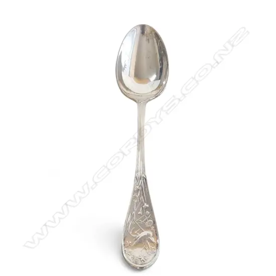 TIFFANY & CO ART NOUVEAU STYLE STG SILVER TEASPOON 47gms