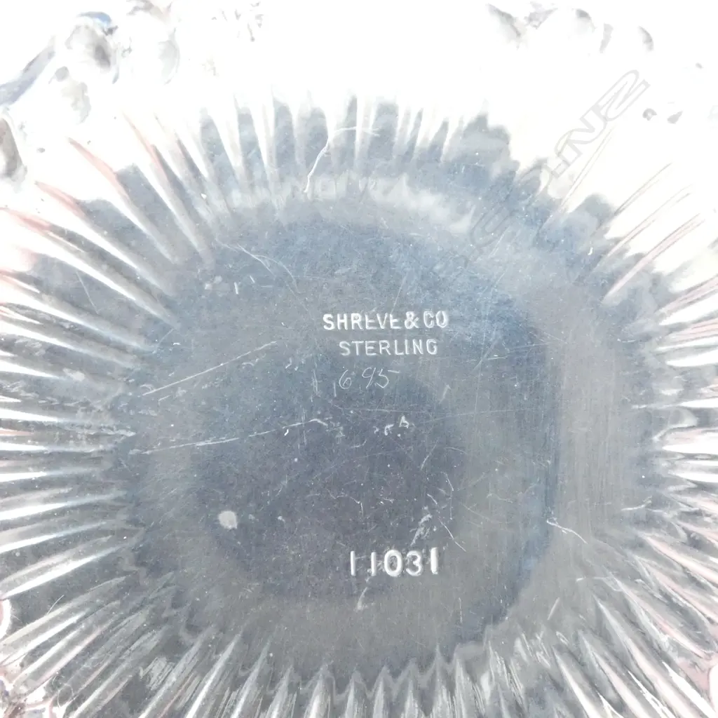SHREVE & CO STG SILVER DISH 150mm dia 143gms Image 1++
