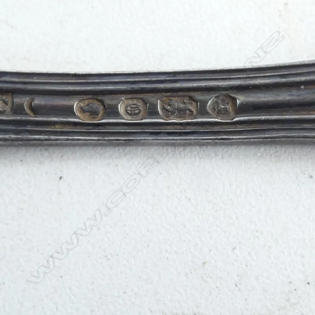 4 PCES STG SILVER; 2 SPOONS, CADDY SPOON, NAPKIN RING 88gms Image 1++