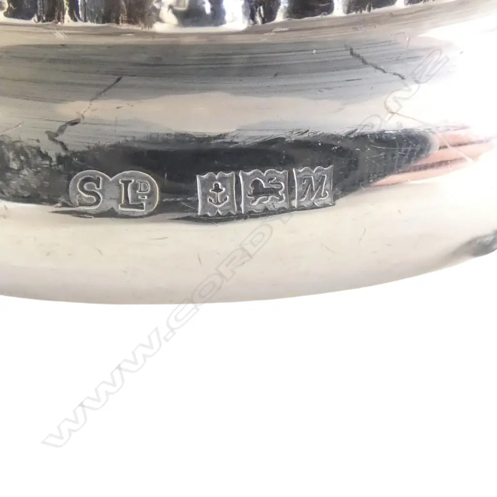 5 STG SILVER CONDIMENTS + 2 SPOONS 252gms Image 1++