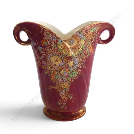 CROWN DEVON VASE H.225mm