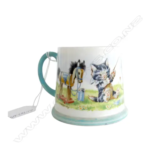 VINTAGE ROYAL ALBERT NURSERY MUG w A E KENNEDY ILLUSTRATIONS, H.75mm