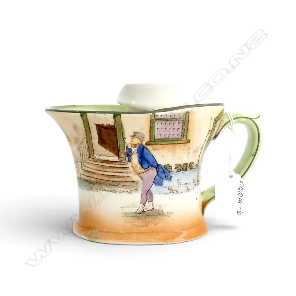 ROYAL DOULTON DICKEN'S WARE SHAVING MUG - RARE SHAPE, H.120x160mm Image 1++