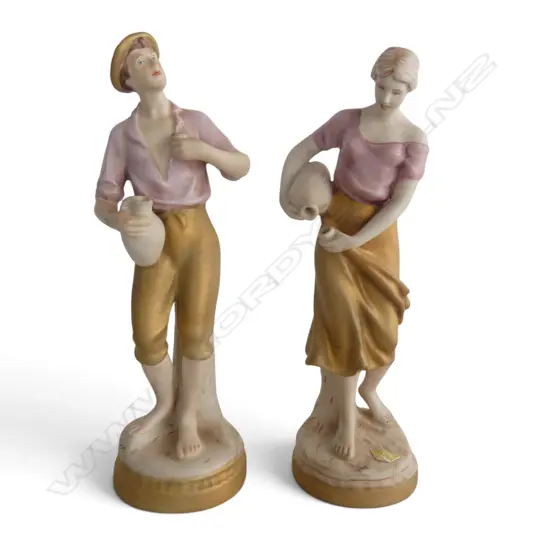 2 ROYAL DUX FIGURINES H.220mm