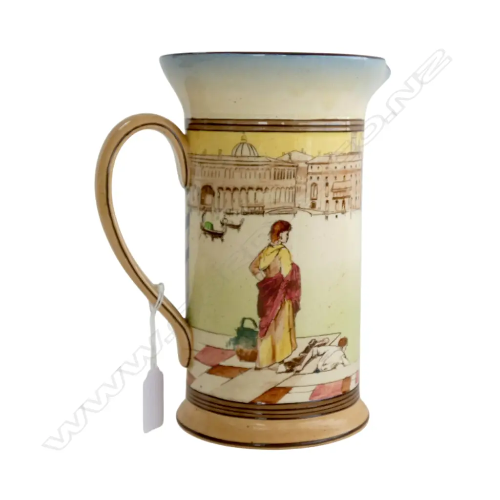 ROYAL DOULTON JUG w. vinetian gondola scene H.205mm Image 1++