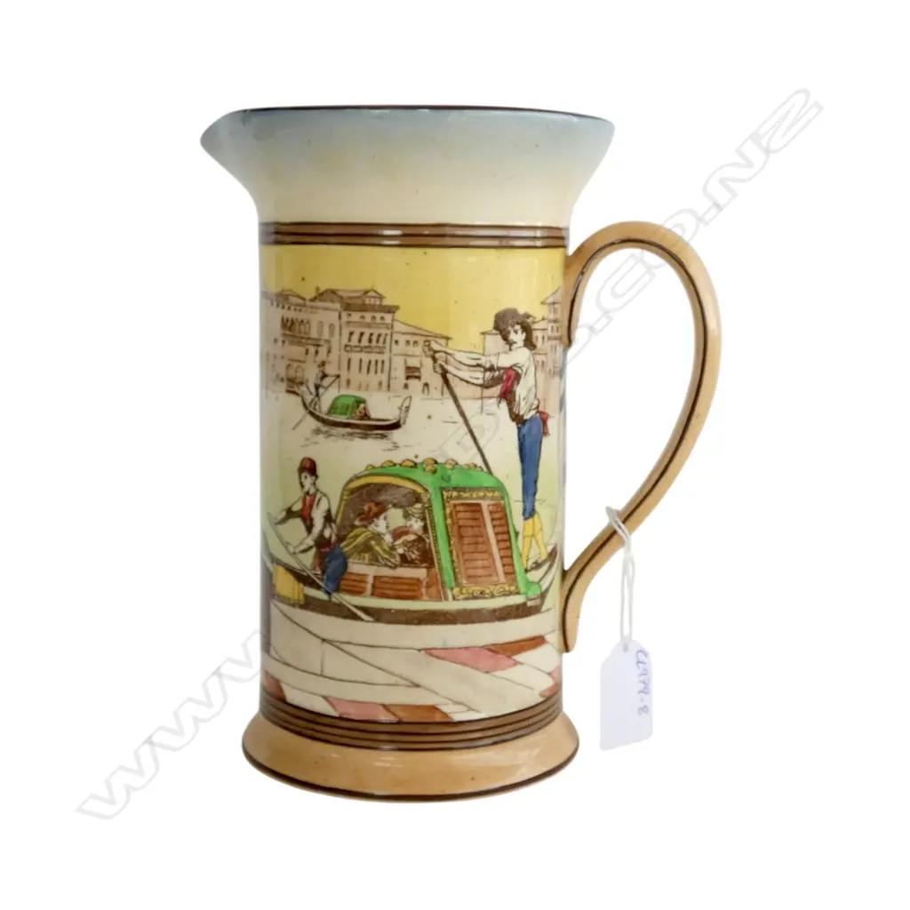 ROYAL DOULTON JUG w. vinetian gondola scene H.205mm Image 1++