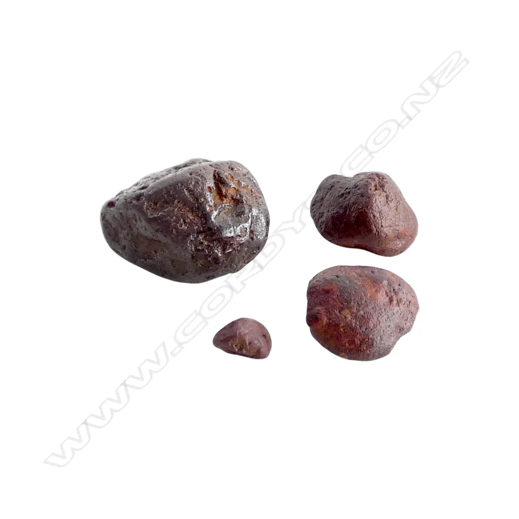 4 SML METEORITE FRAGMENTS Image 1++