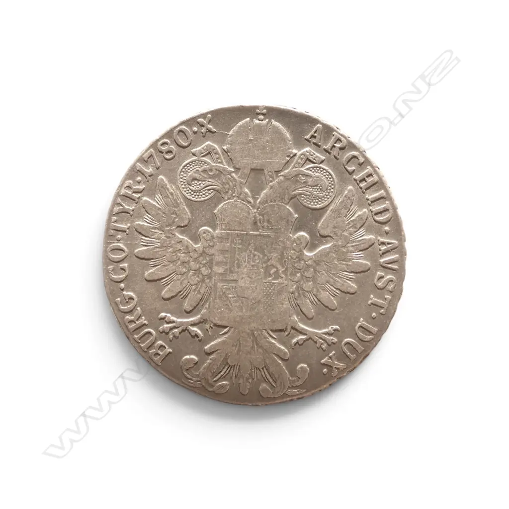MARIA THERESA SILVER 1780 THALER RESTRIKE Image 1++