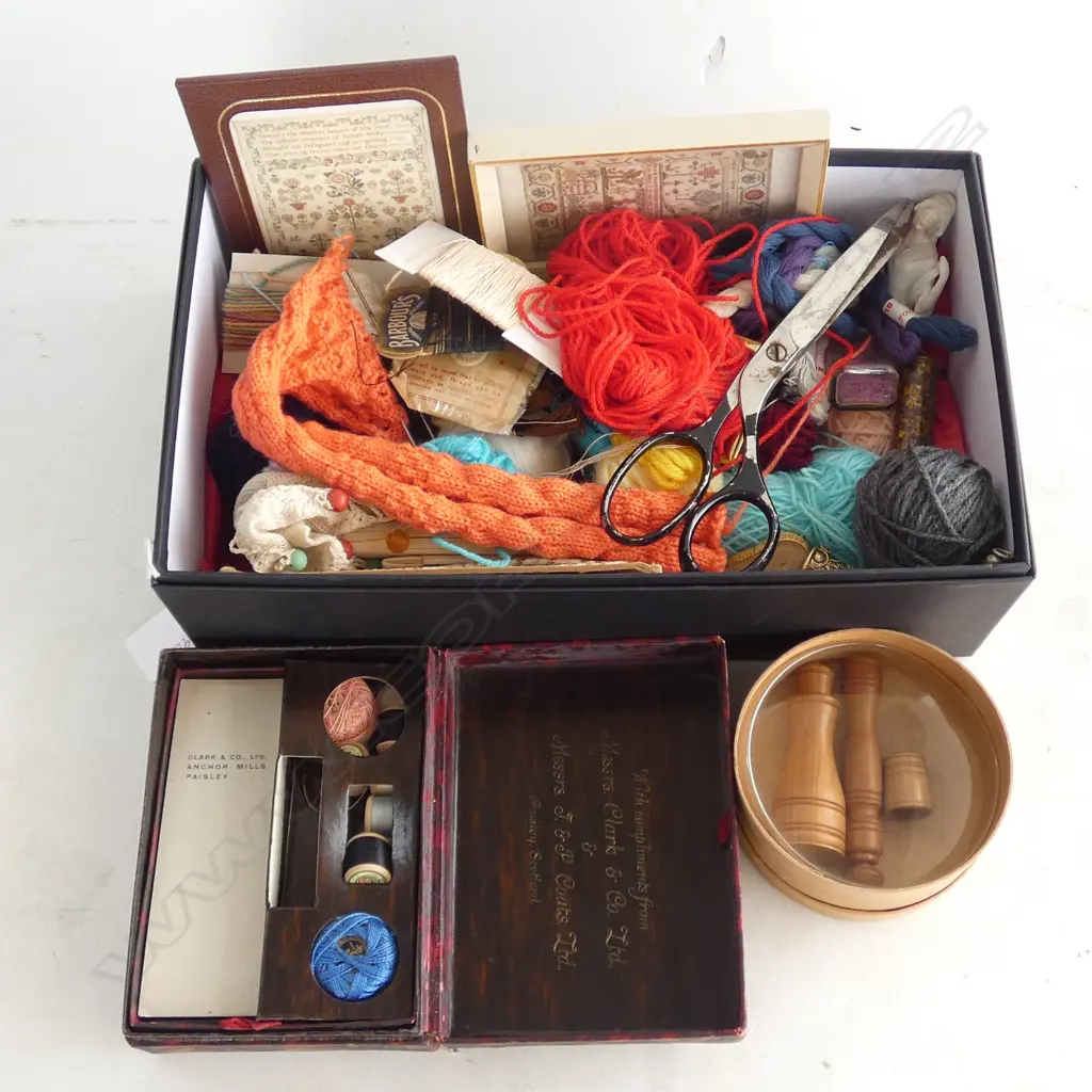 BOX OF ASST. SEWING  Image 1++