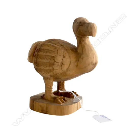 WOOD CARVED DODO ORNAMENT H.170mm
