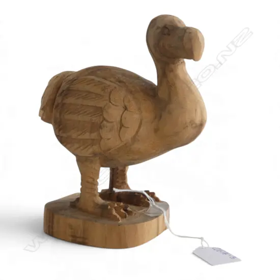 WOOD CARVED DODO ORNAMENT H.170mm