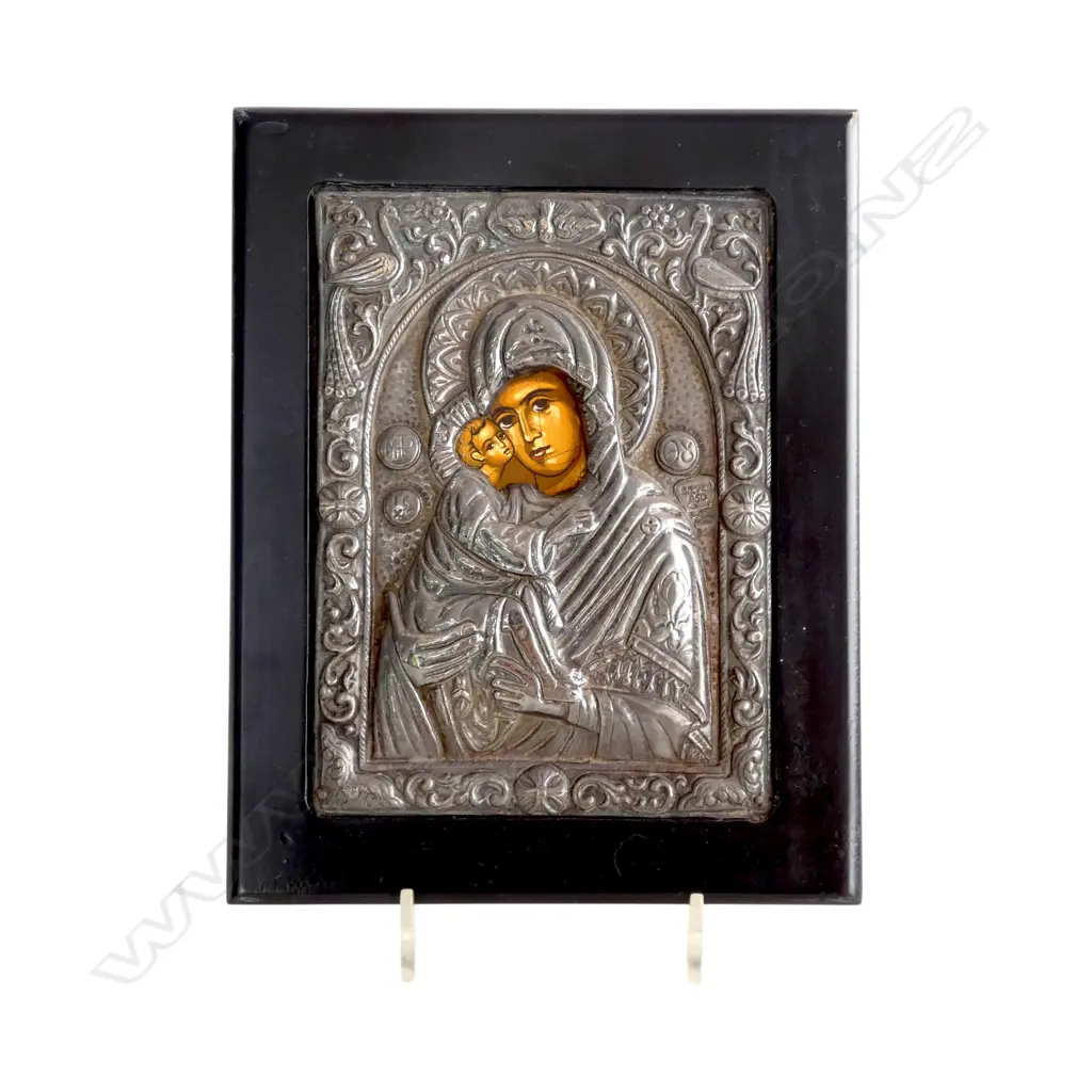 .950 SILVER ORTHODOX ICON 190x150mm Image 1++