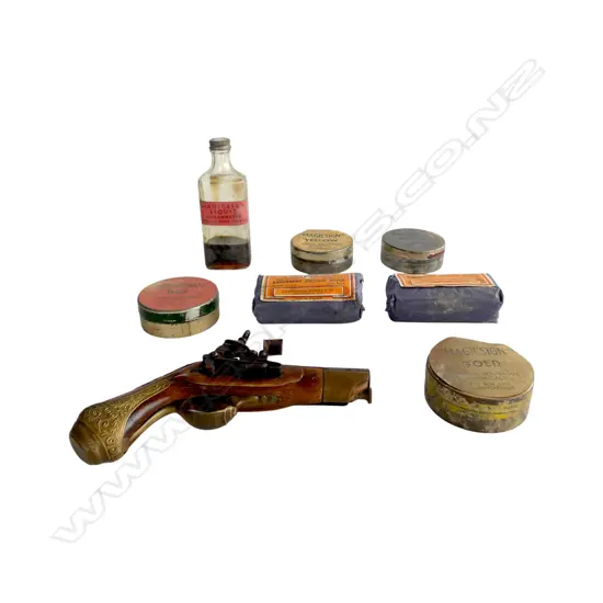VINTAGE PIGMENTS, TOY GUN ETC