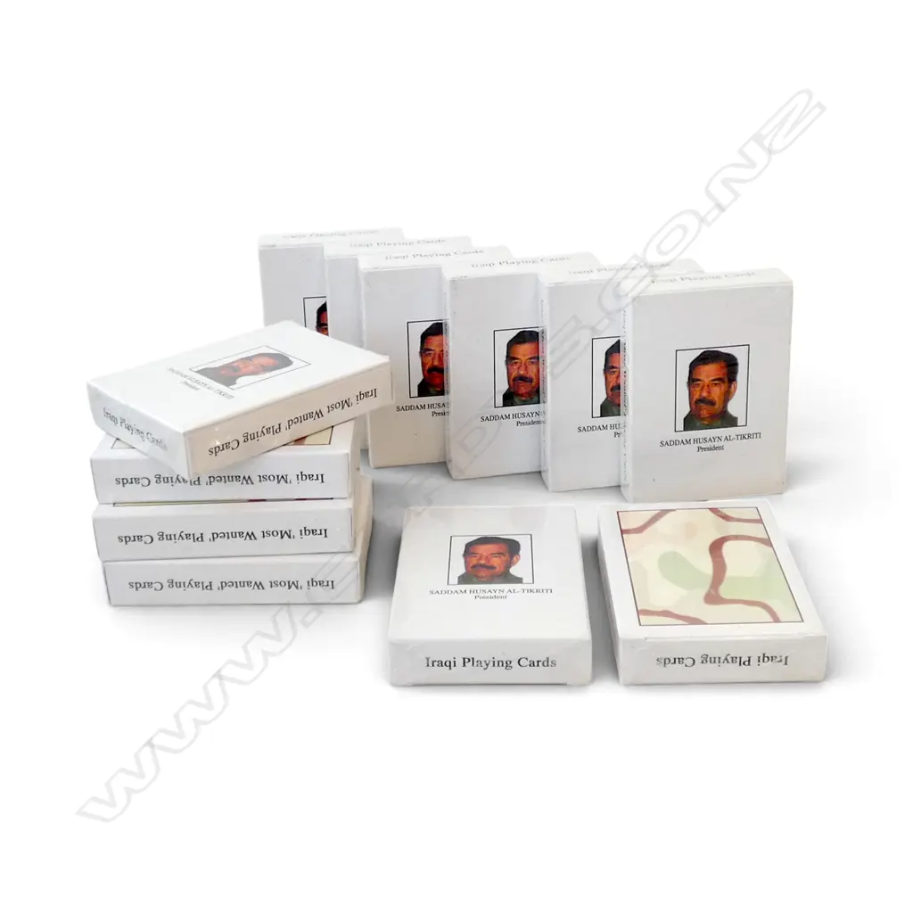 12 SETS IRAQI 'MOST WANTED' PLAYING CARDS Image 1++