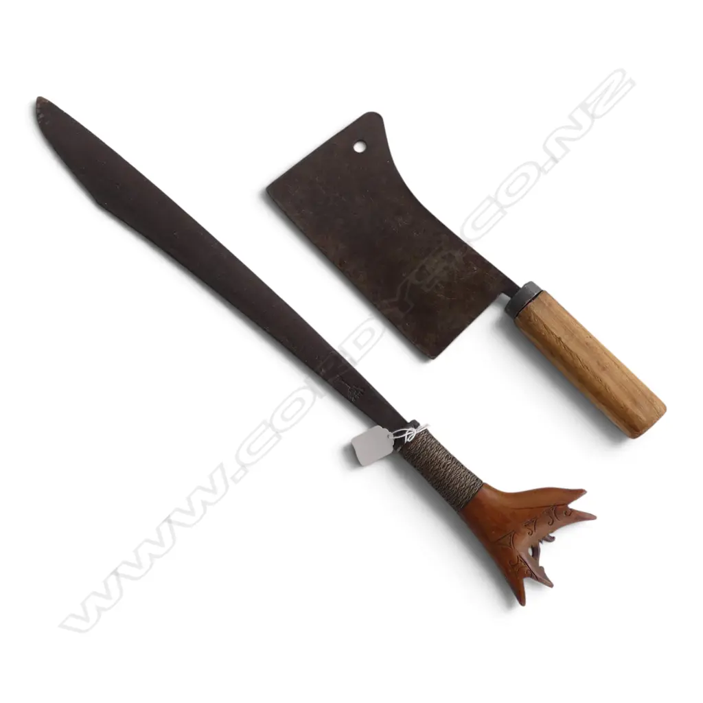 INDONESIAN BLADE + MEAT CLEAVER L.580mm Image 1++